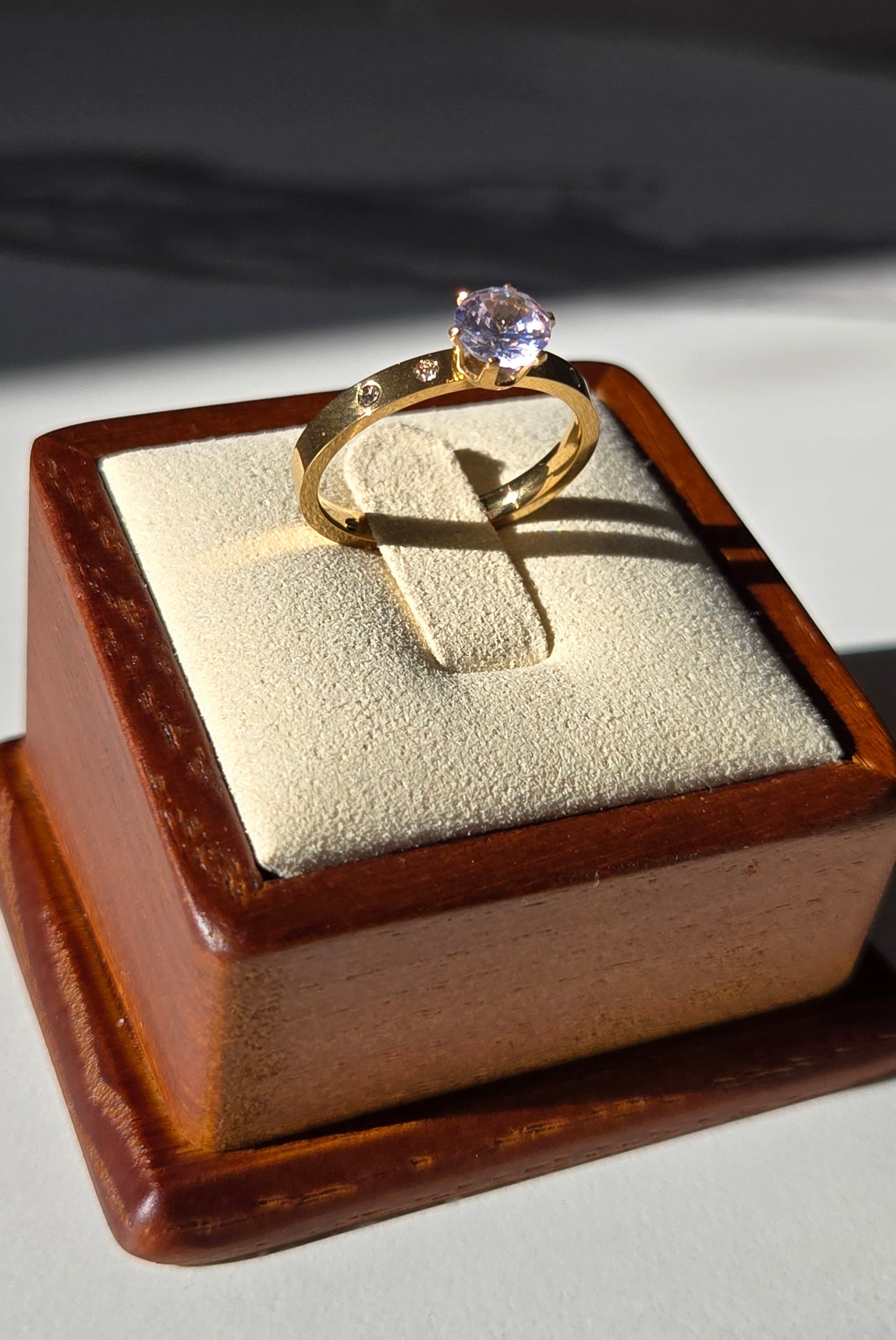 Timeless Gold Rhinestone Ring