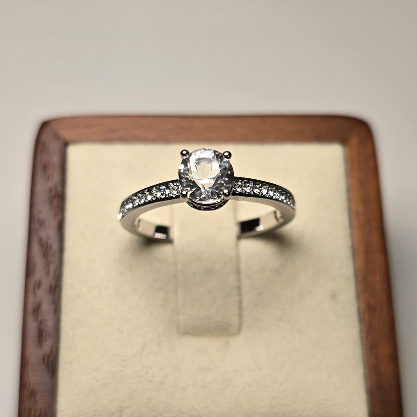 Elise-Ring – Silber und Kristall