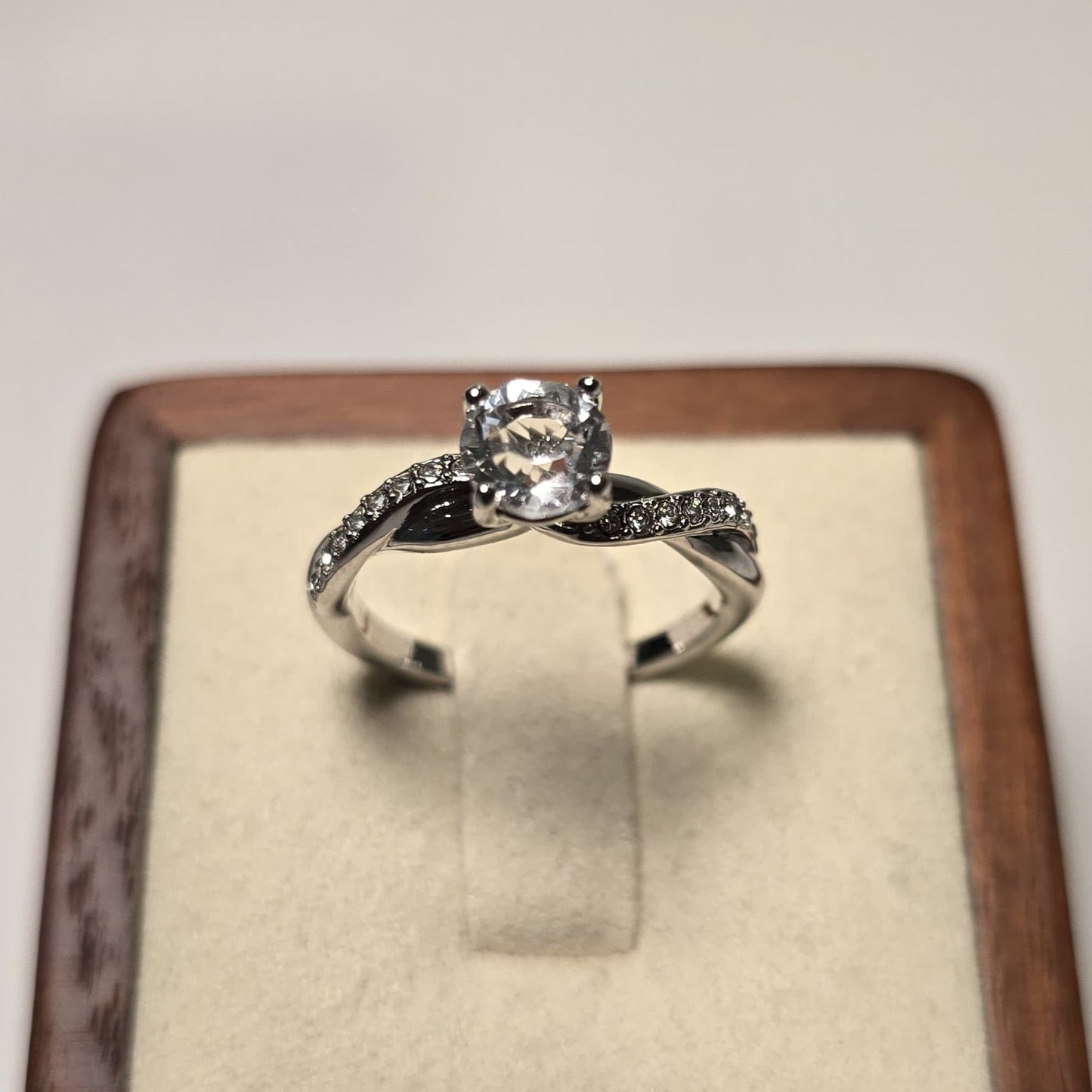 Eleanor Ring β Silver and Crystal