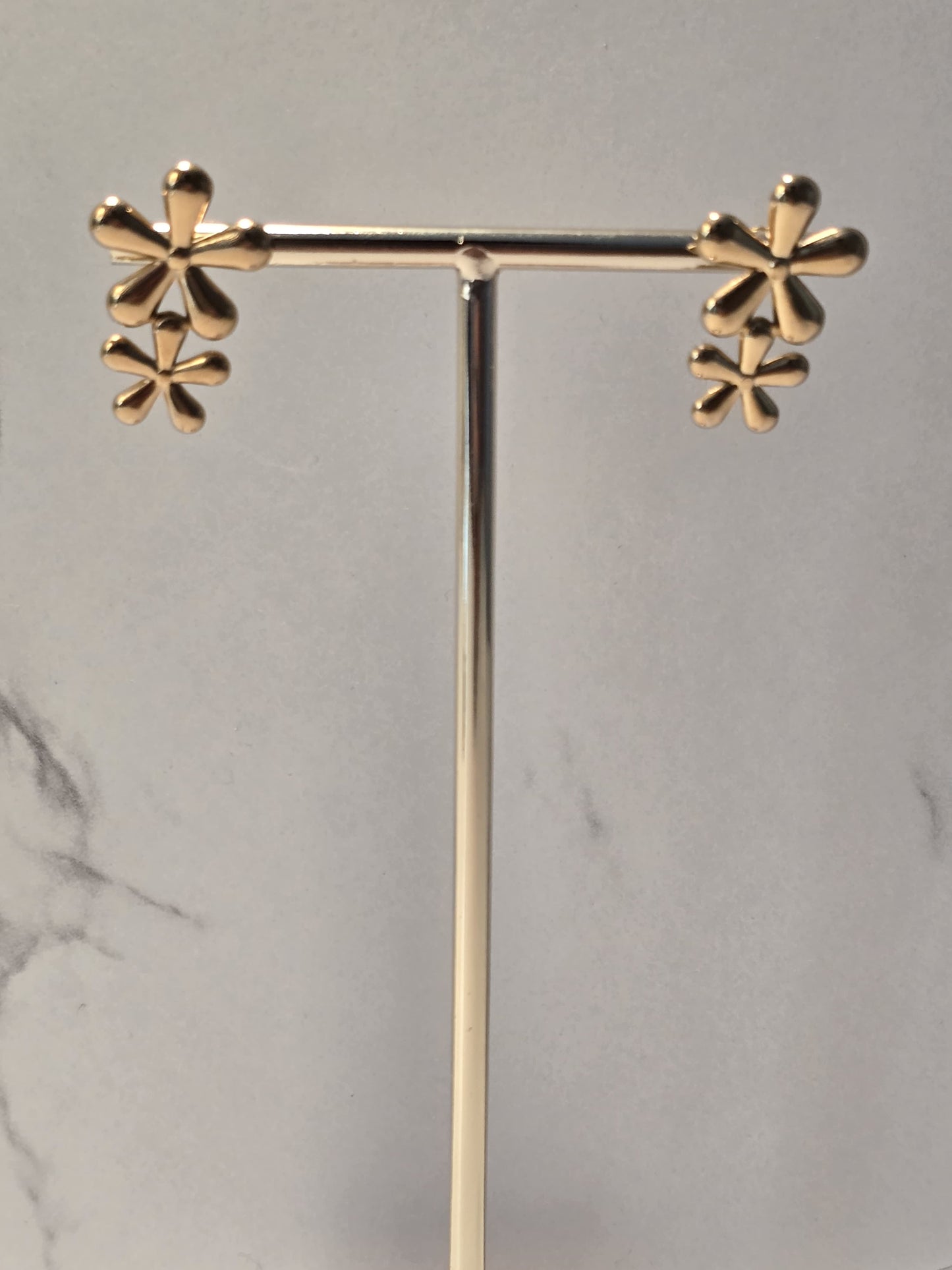 Golden Starfish Earrings