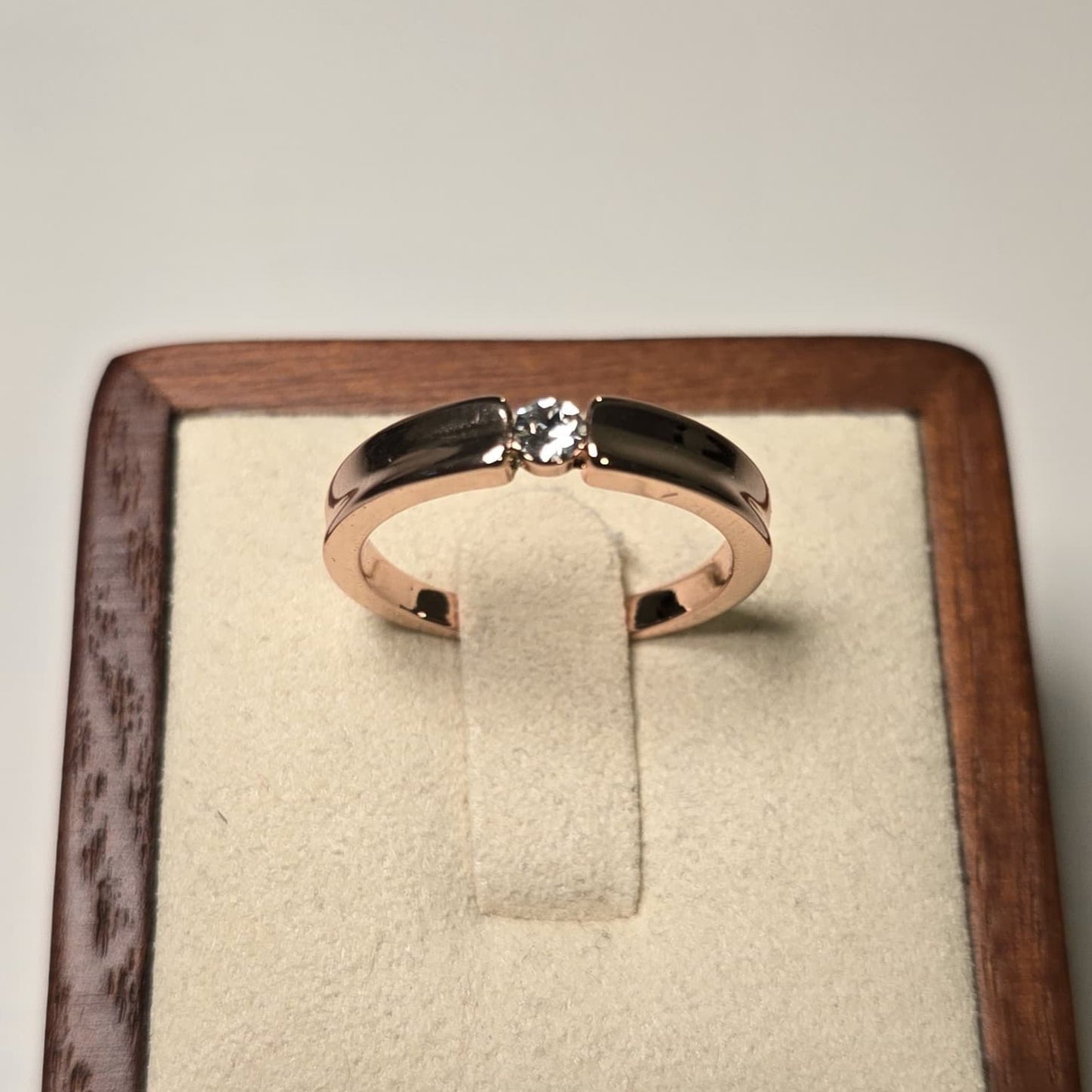 Simplicity Ring β Rose Gold and Crystal