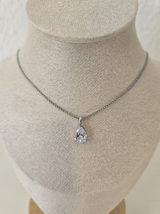 Golden Water Drop Necklace